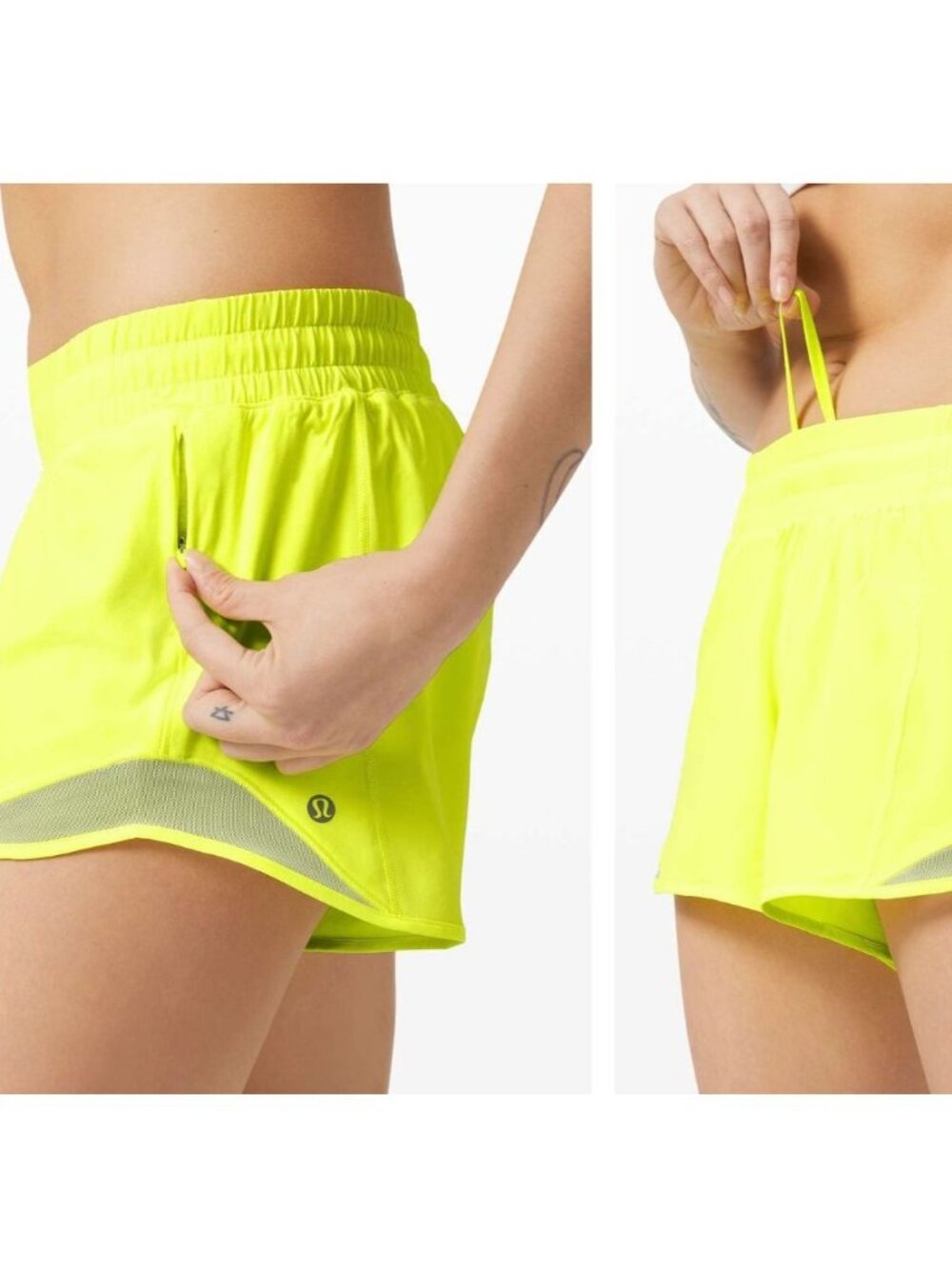 Lululemon Hotty Hot Short II *Long 4" Highlight Yellow 6